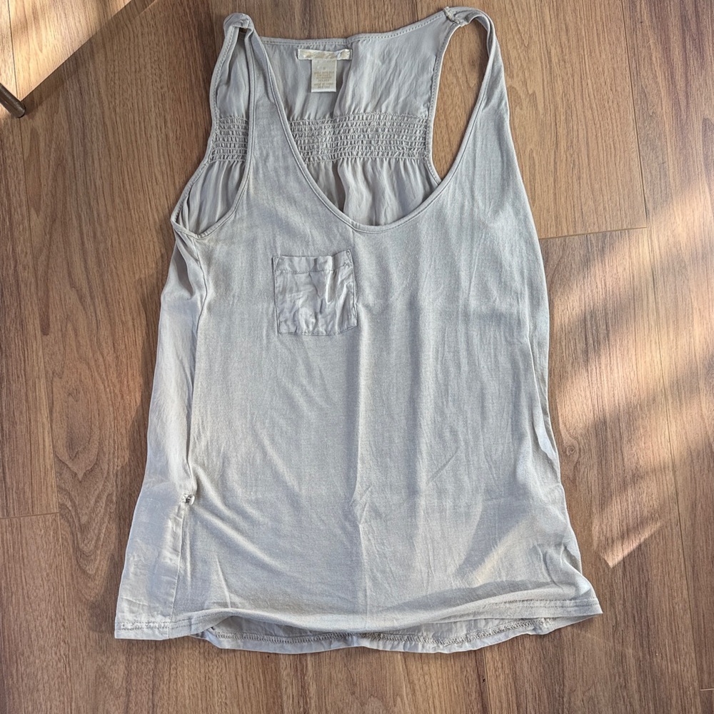 Gold Hawk Light Gray Tank Top